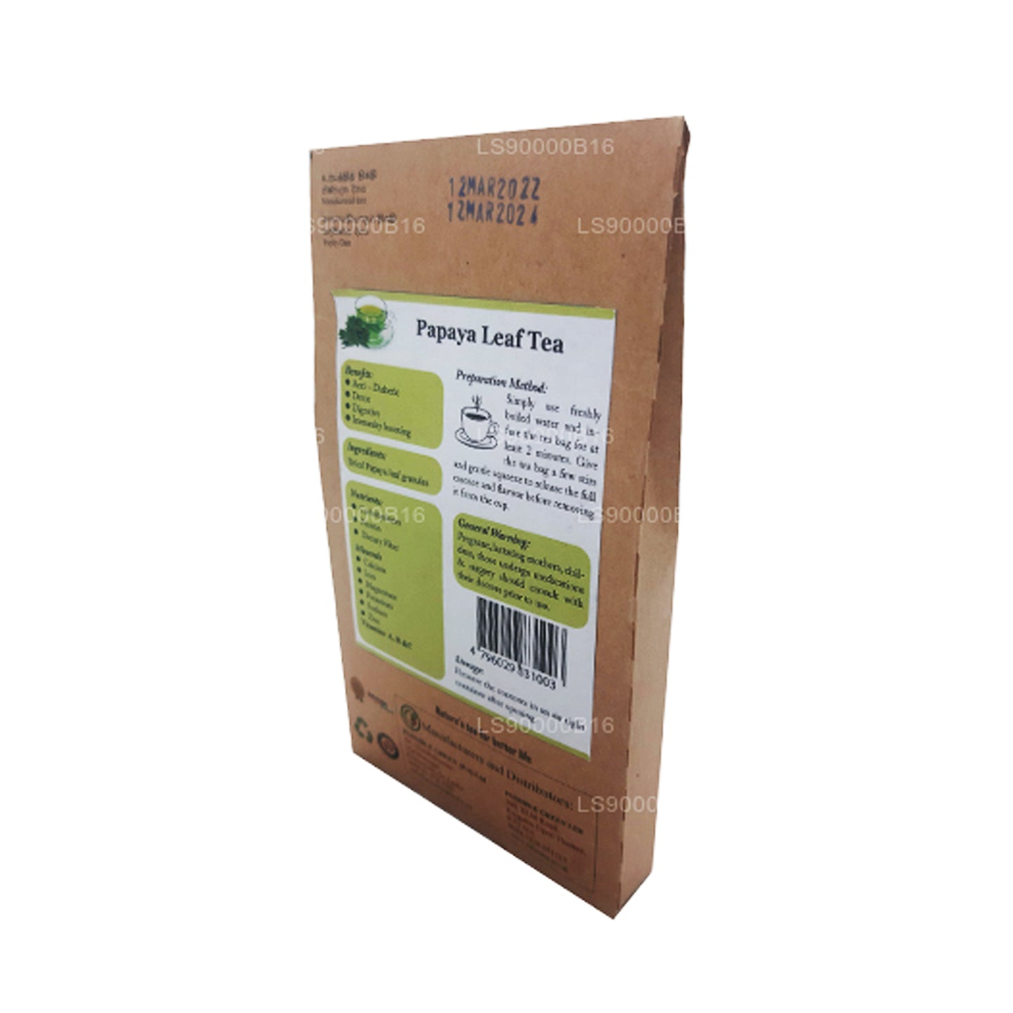 Lifetone Papaya Yaprağı Çay (30g)