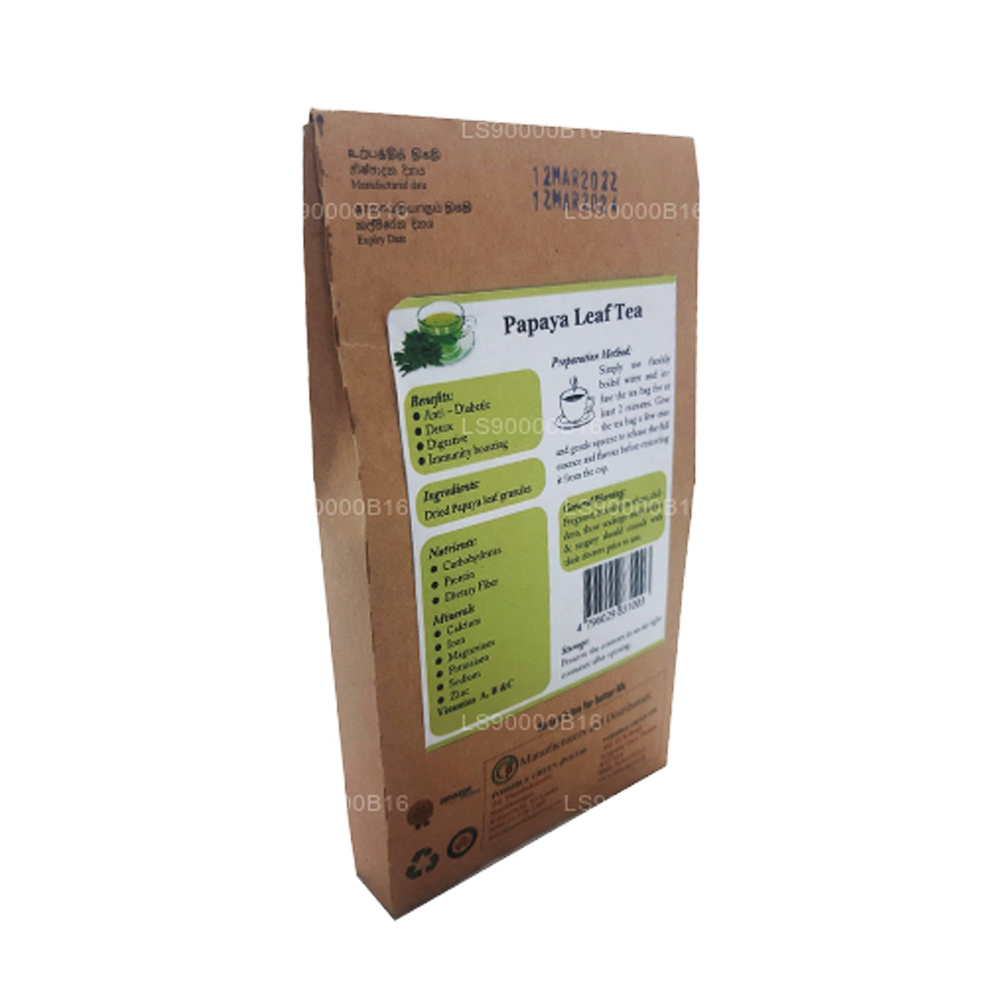 Lifetone Papaya Yaprağı Çay (30g)
