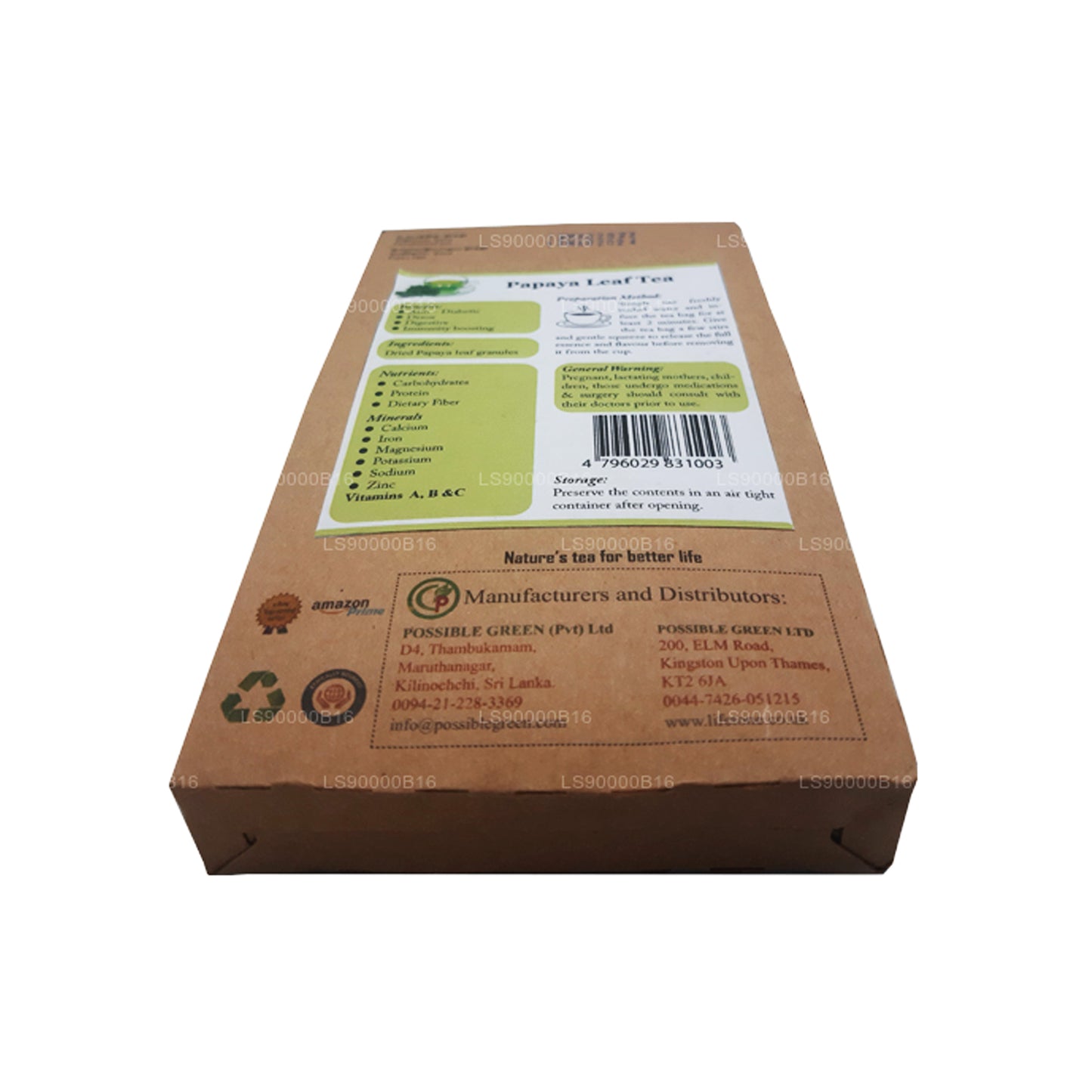 Lifetone Papaya Yaprağı Çay (30g)