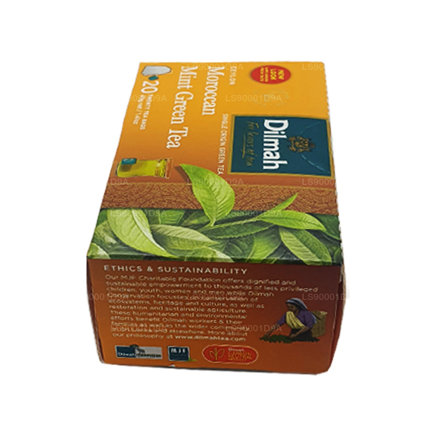 Dilmah Seylan Fas Nane Yeşil Çay (40g) 20 Çay Poşeti