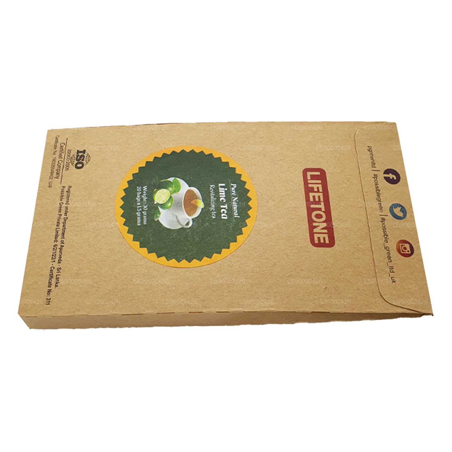 Lifetone Kireç Çayı (30g) 20 Çay Poşetleri