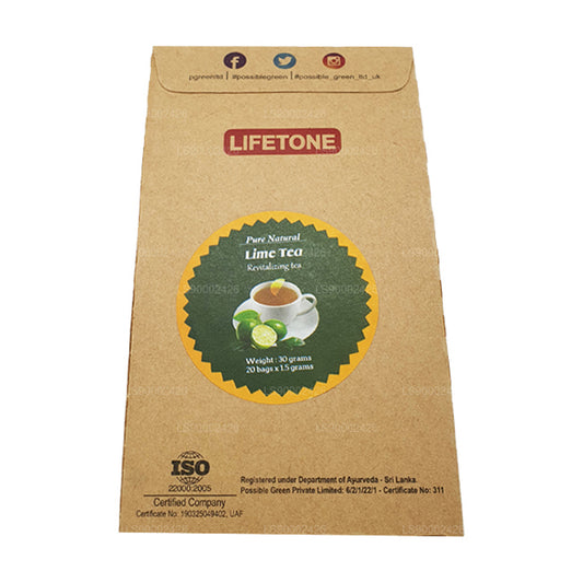 Lifetone Kireç Çayı (30g) 20 Çay Poşetleri