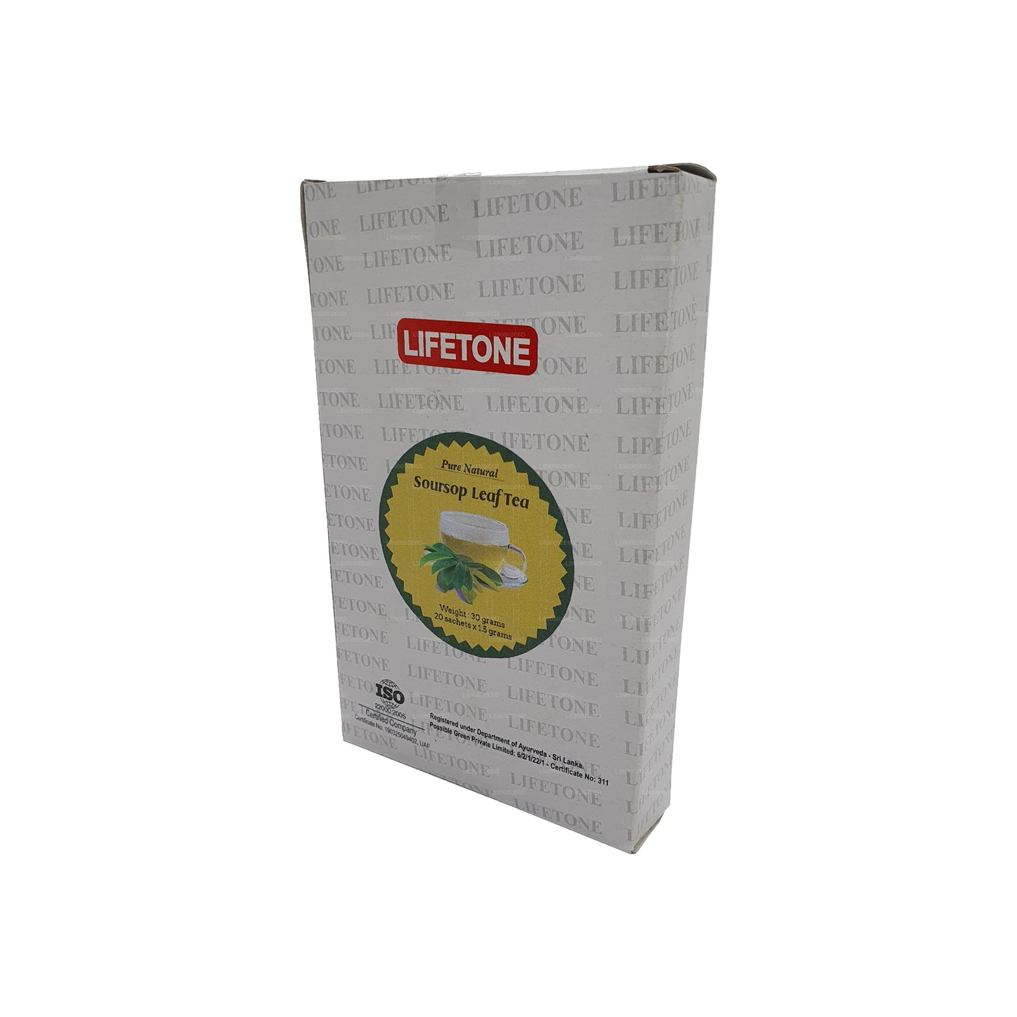 Lifetone Soursop Yaprak Çay (30g) 20 Çay Poşetleri