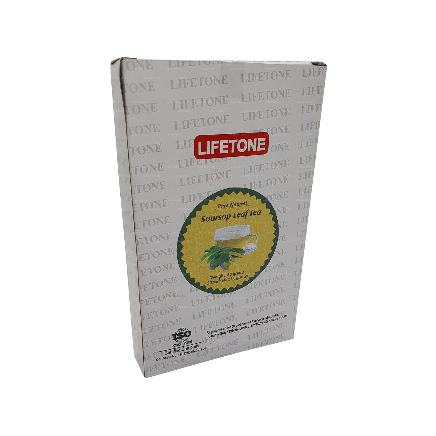 Lifetone Soursop Yaprak Çay (30g) 20 Çay Poşetleri