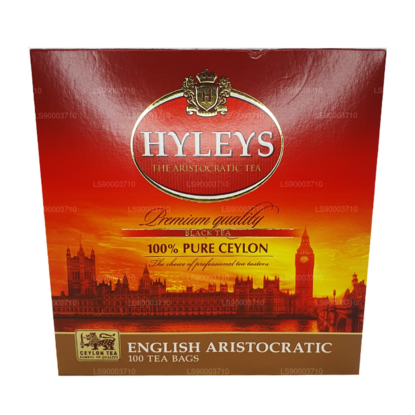 HLEYS Premium Kalite Siyah Çay 100 Çay Bages (200g)