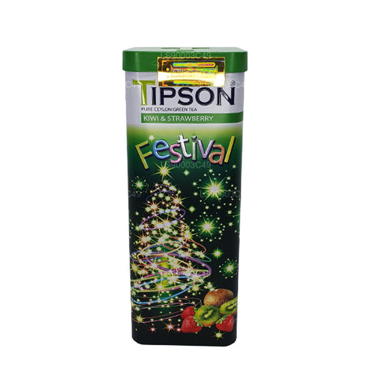Tipson Festivali Kivi ve Çilek Yeşil Çay (75g)
