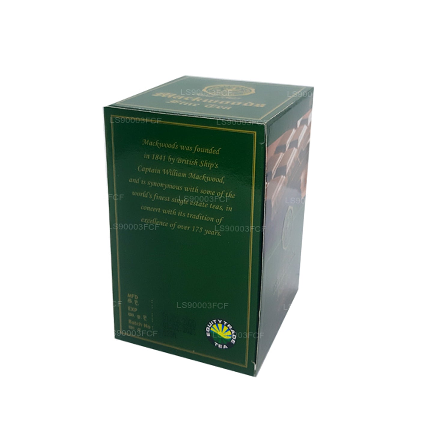 Mackwoods Tek Kişilik Çikolata Aromalı Seylan Siyah Çay (50g) 25 Çay Poşeti