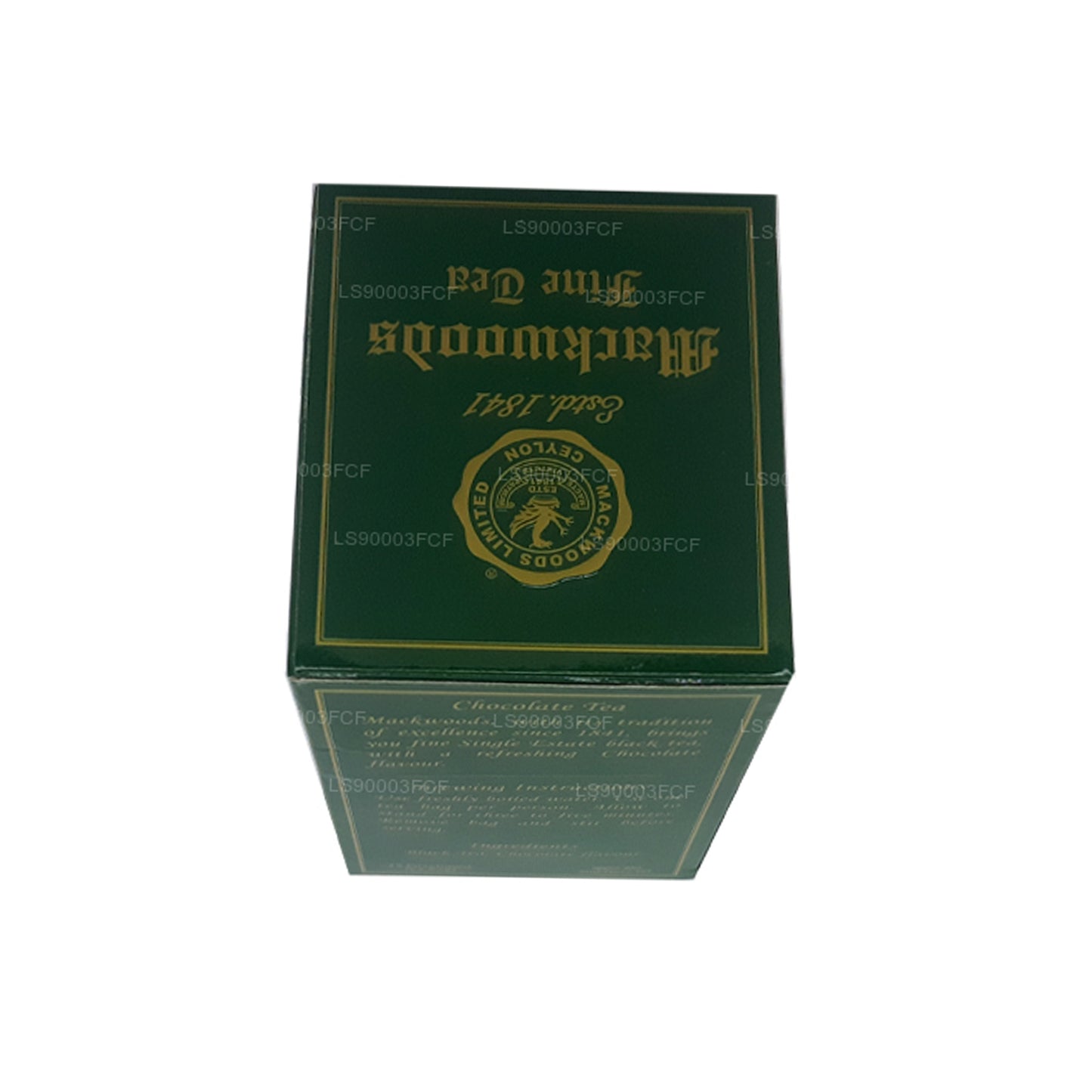 Mackwoods Tek Kişilik Çikolata Aromalı Seylan Siyah Çay (50g) 25 Çay Poşeti
