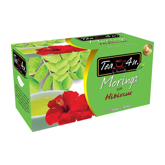 Tea4U Moringa Hibiscus ile (30g) 25 Çay Poşeti
