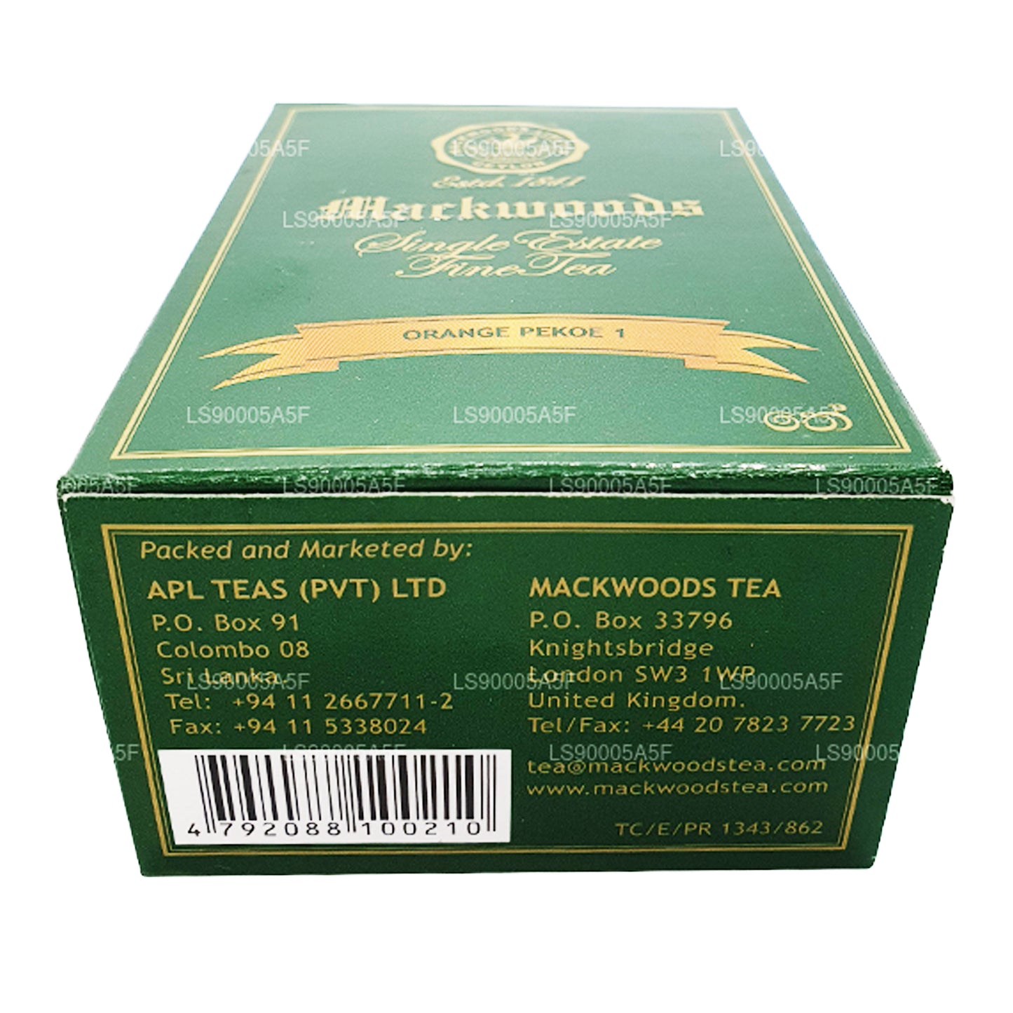 Mackwoods Portakal PEKOE 1 Çay (100g)