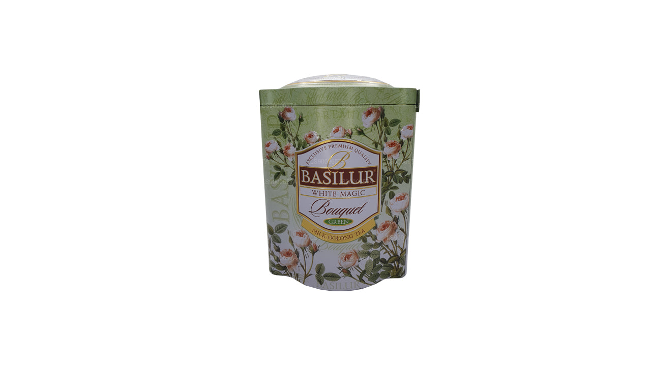 Basilur Beyaz Sihirli Buket Yeşil Caddy (100g)