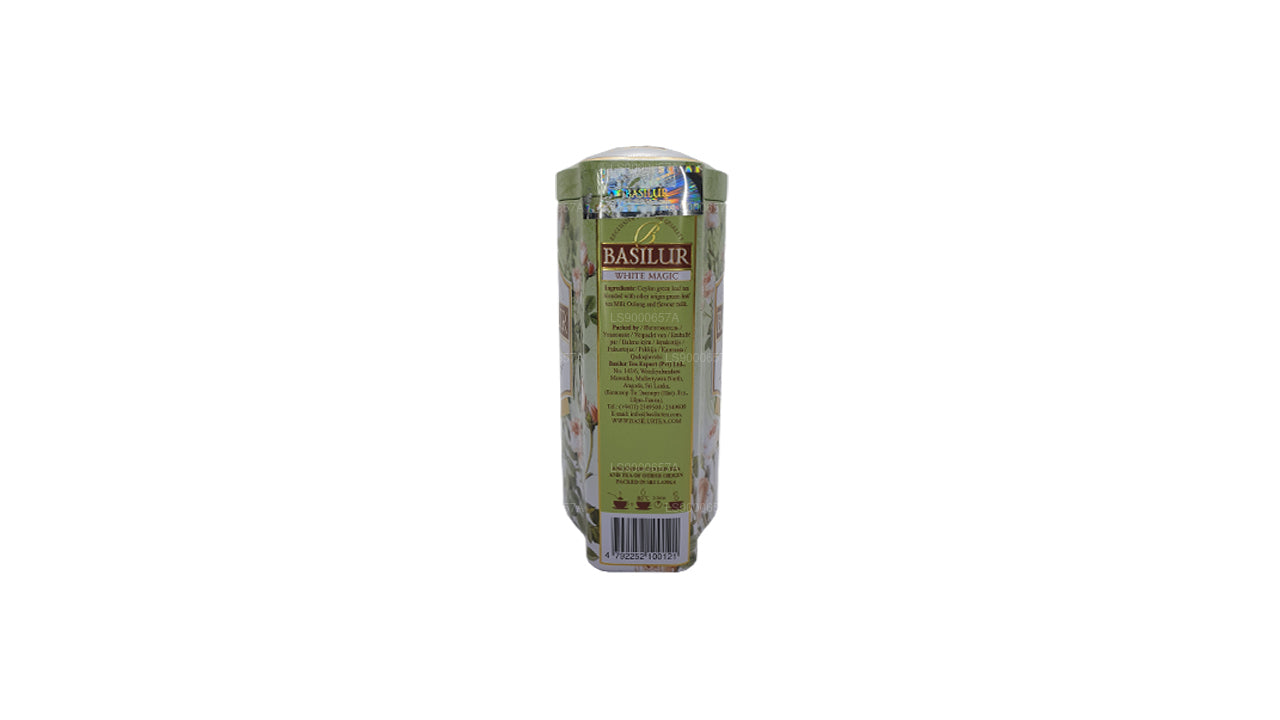 Basilur Beyaz Sihirli Buket Yeşil Caddy (100g)