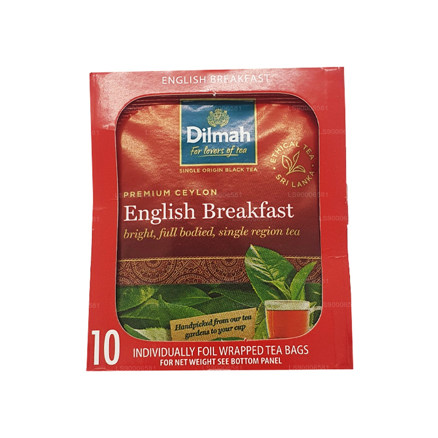 Dilmah İngiliz Kahvaltı Çayı (20g) 10 Bireysel Folyo Sarılı Çay Poşeti