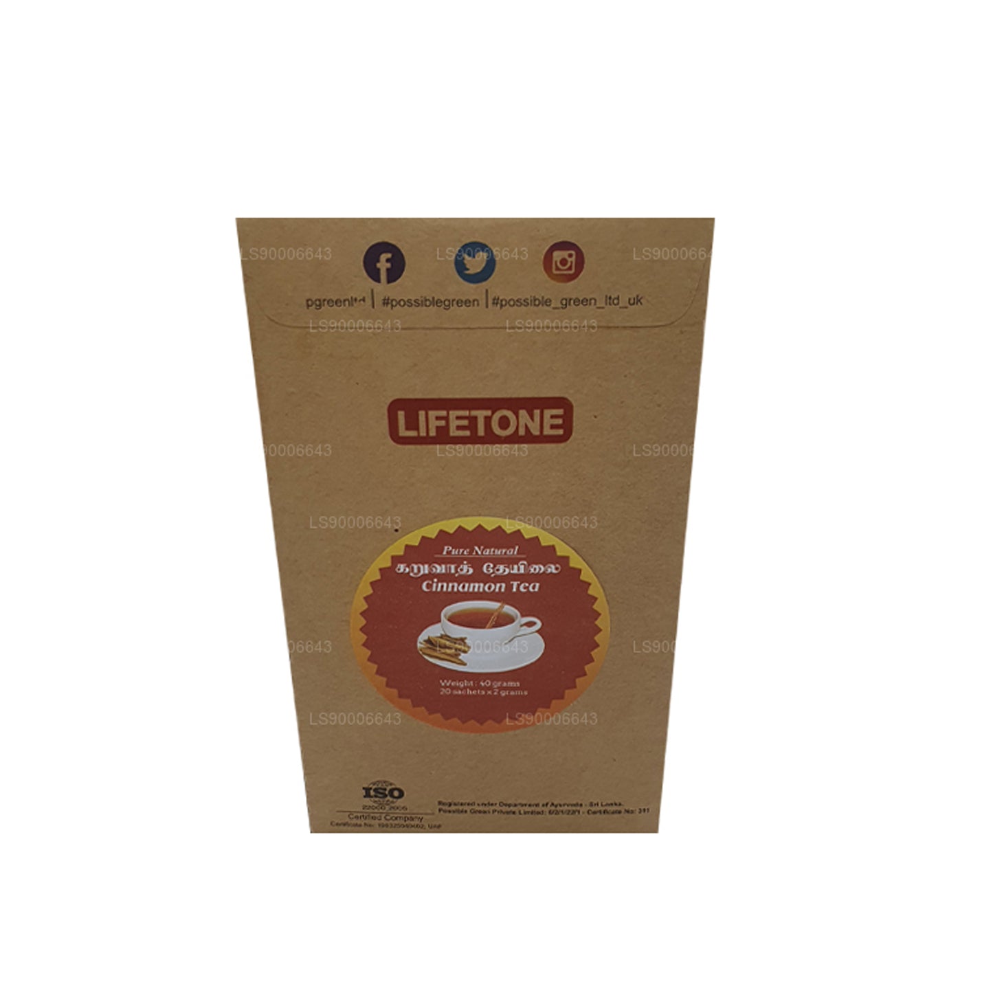 Lifetone Tarçın Çayı (40g)