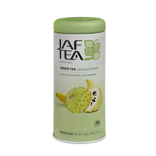 Jaf Çay Saf Yeşil Koleksiyon Soursop Muz (100g) Teneke