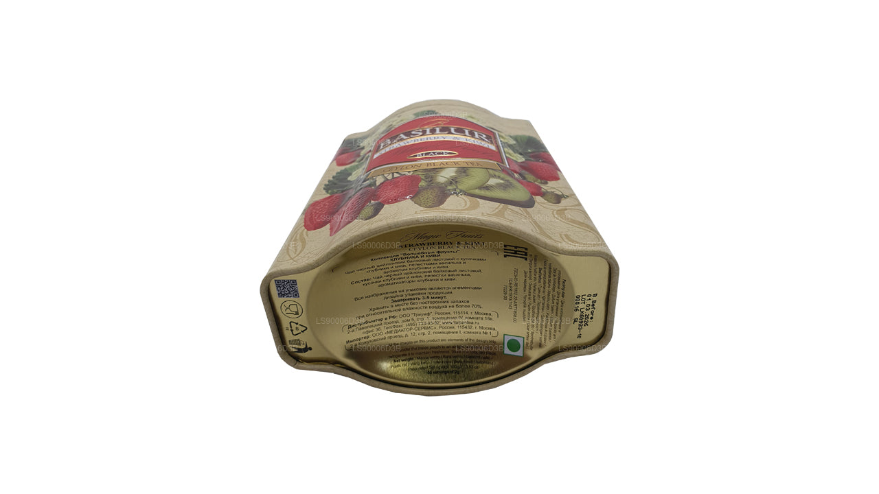 Basilur Çilek ve Kivi Sihirli Meyveler Teneke Kutu (100g)