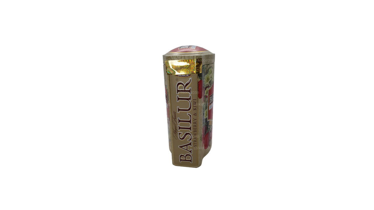 Basilur Çilek ve Kivi Sihirli Meyveler Teneke Kutu (100g)