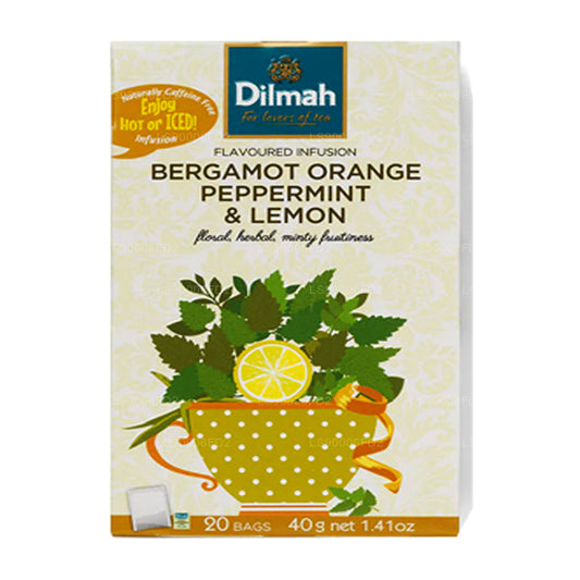 Dilmah Bergamot Portakal Nane & Limon Doğal İnfüzyon (20 Çay Poşeti)