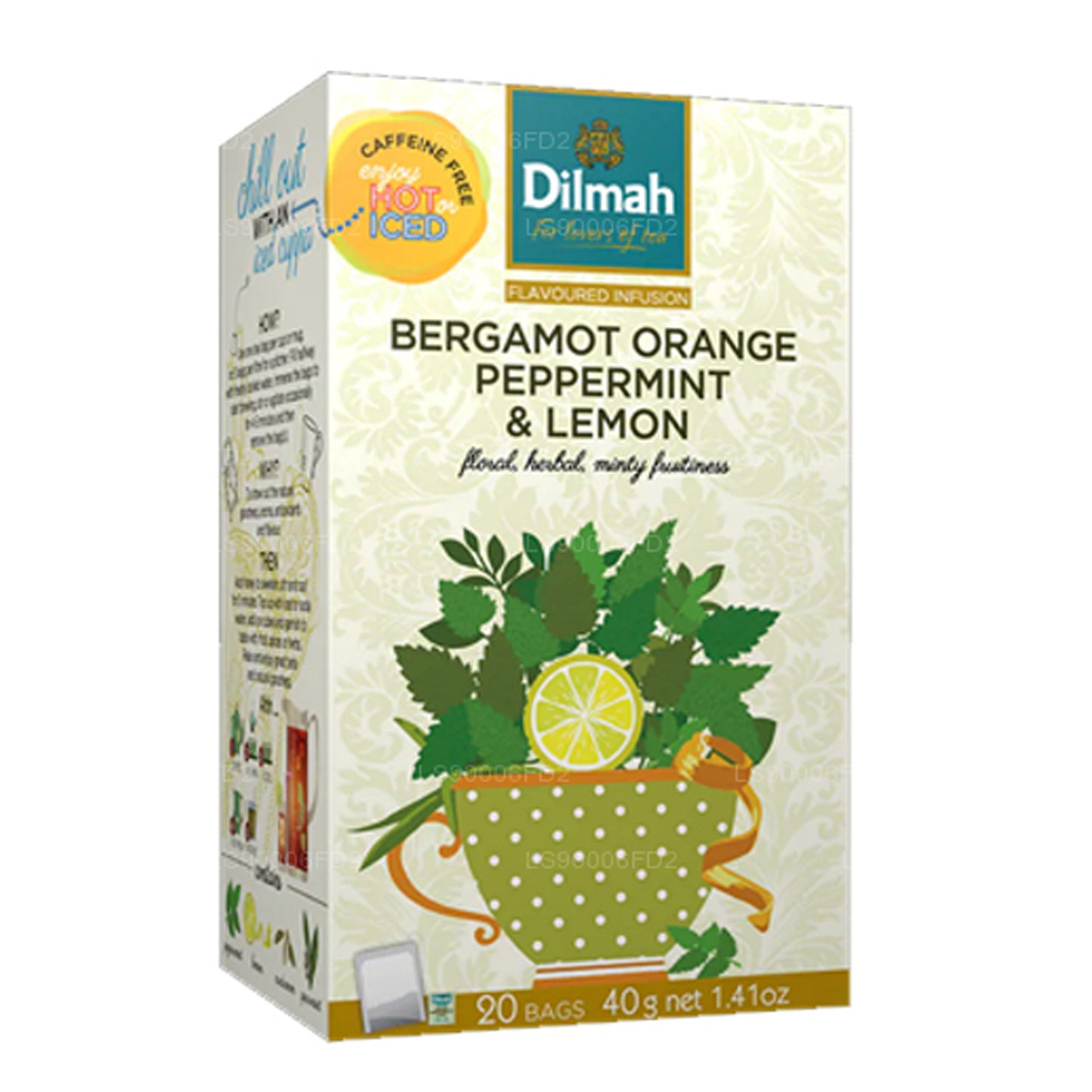 Dilmah Bergamot Portakal Nane & Limon Doğal İnfüzyon (20 Çay Poşeti)