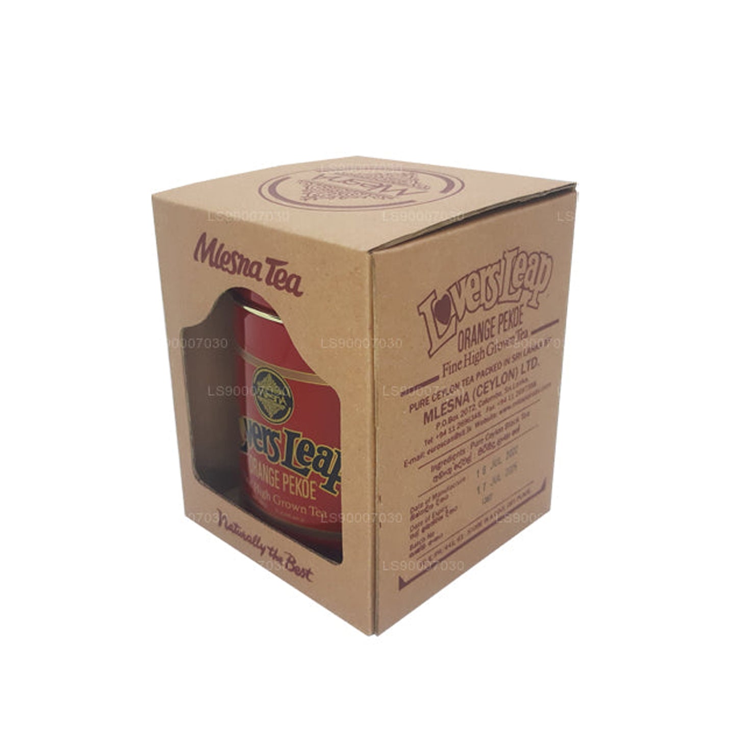 Mlesna Çay Severin Sıçrama Portakal Pekoe Metal Caddy (100g)