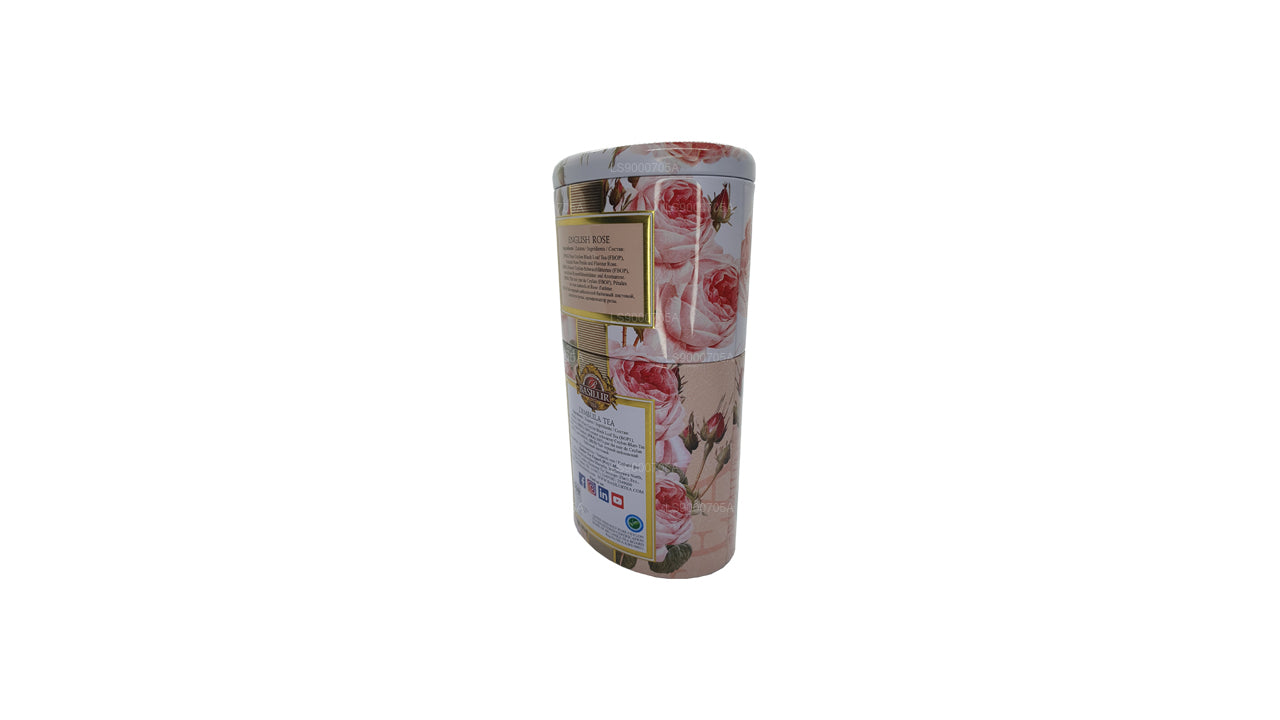 Basilur Meyve ve Çiçekler “İngiliz Gülü” Dimbula (100g) Caddy