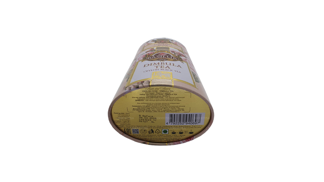 Basilur Meyve ve Çiçekler “İngiliz Gülü” Dimbula (100g) Caddy