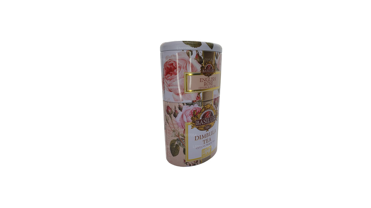 Basilur Meyve ve Çiçekler “İngiliz Gülü” Dimbula (100g) Caddy