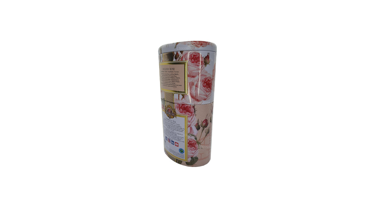 Basilur Meyve ve Çiçekler “İngiliz Gülü” Dimbula (100g) Caddy