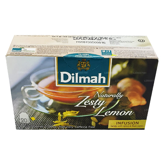 Dilmah Naturally Zesty Limon (30g) 20 Çay Poşeti