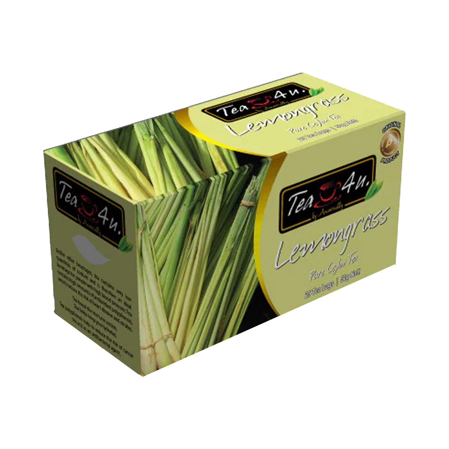Tea4U Limon Otu Bitki Çayı (37.5g) 25 Çay Poşeti