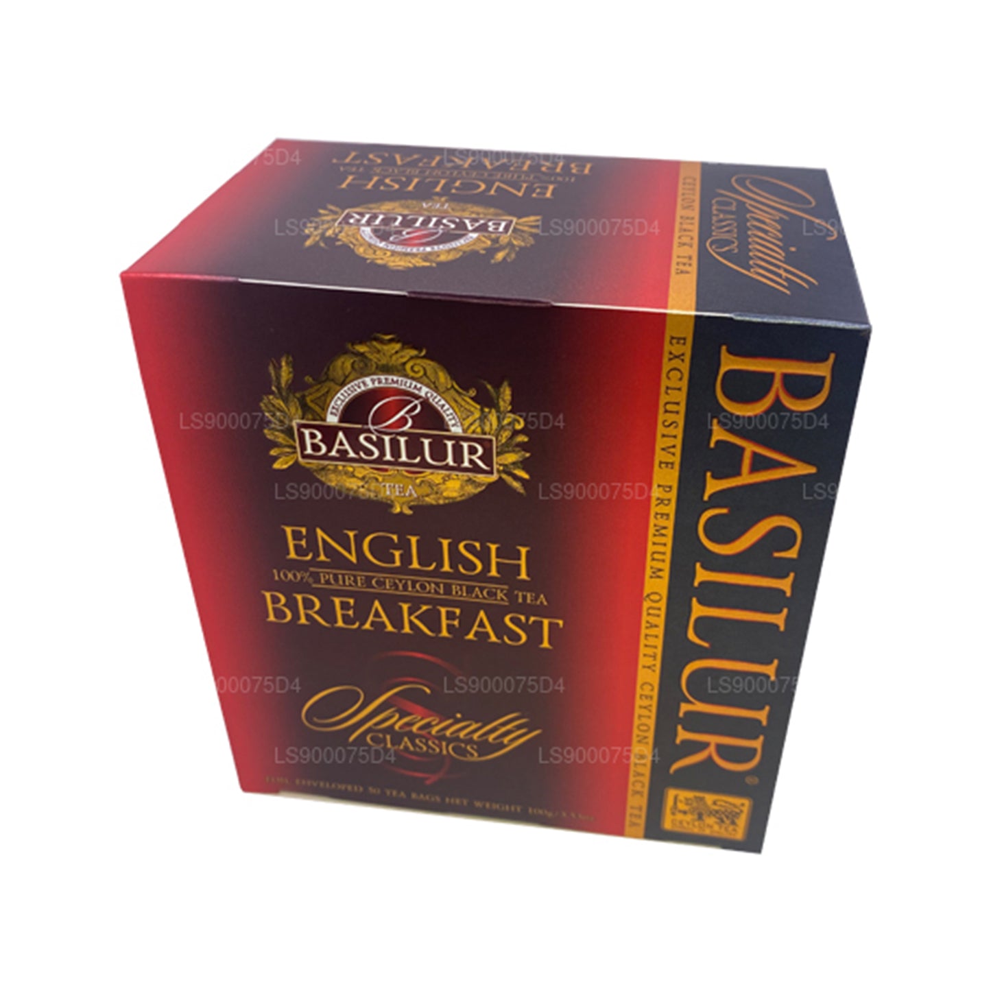 Basilur İngiliz Kahvaltısı Saf Seylan Siyah Çay (200g) 100 Çay Poşeti