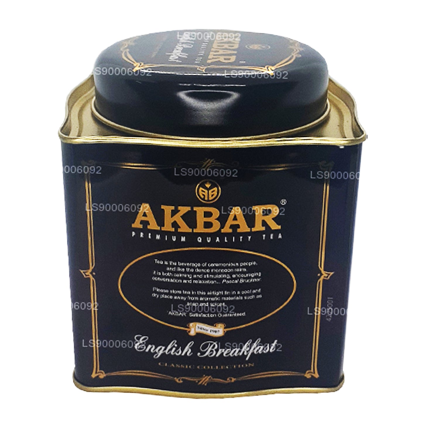 Akbar Classic English Breakfast Leaf Tea (250g) Tin