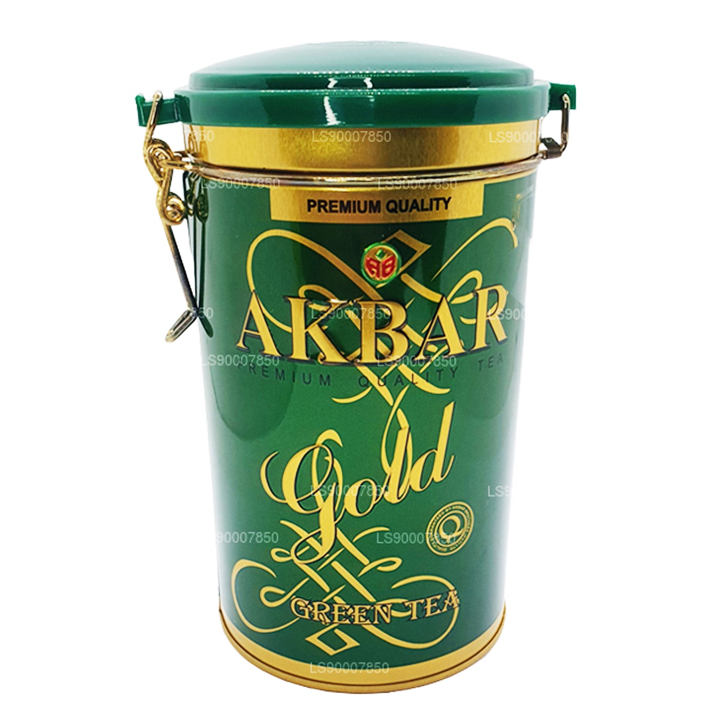 Akbar Altın Yeşil Çay Yaprağı Çay (275g) Teneke