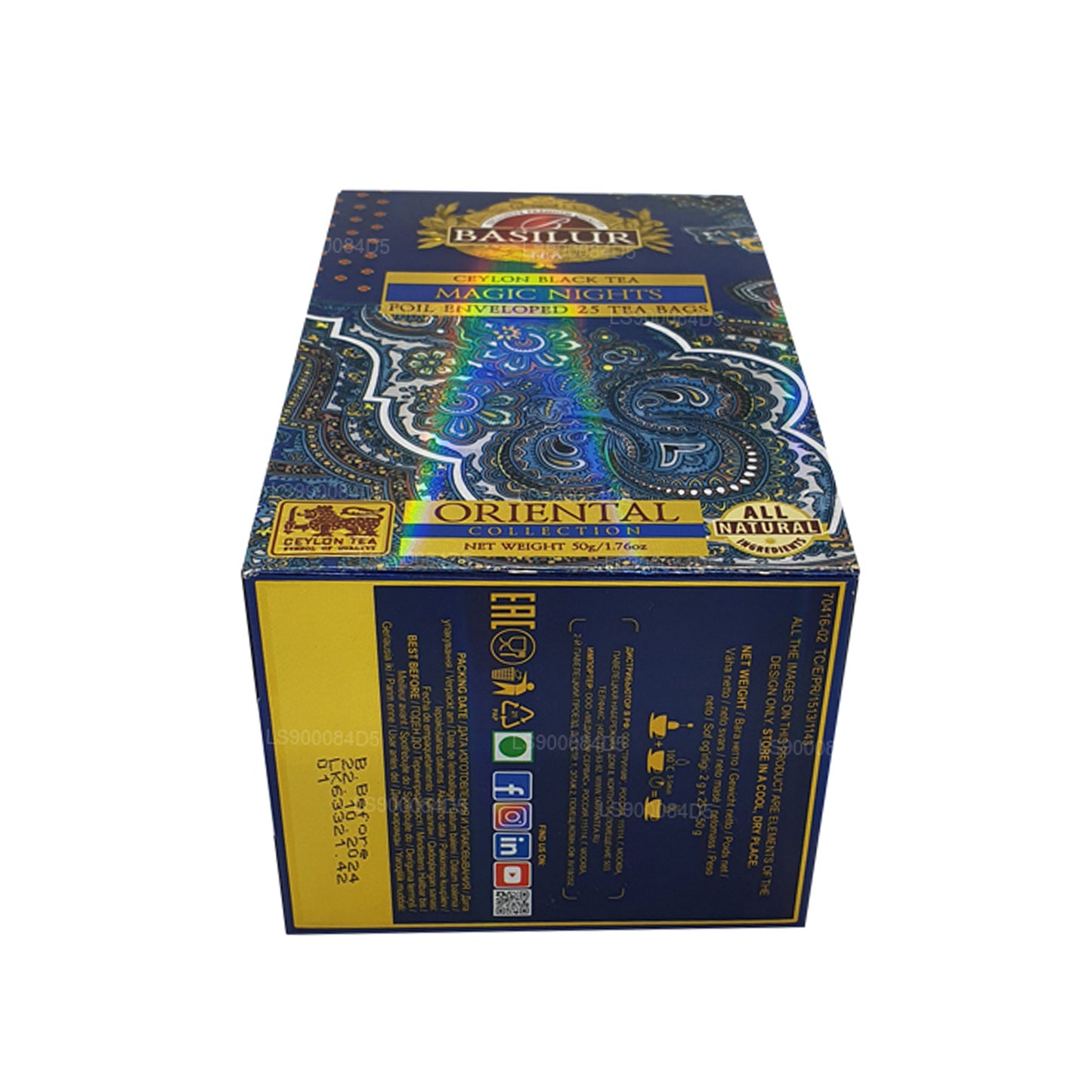Basilur Oriental “Magic Nights” (50g) 25 Çay Poşeti
