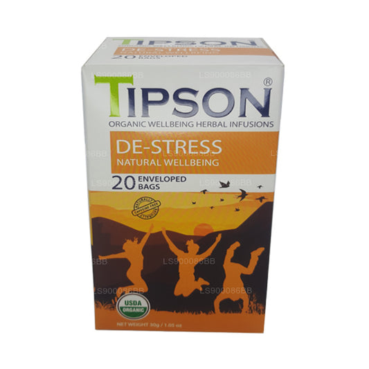 Tipson De-Stress Natural Wellbeing (30g) 20 Zarflı Çay Poşeti