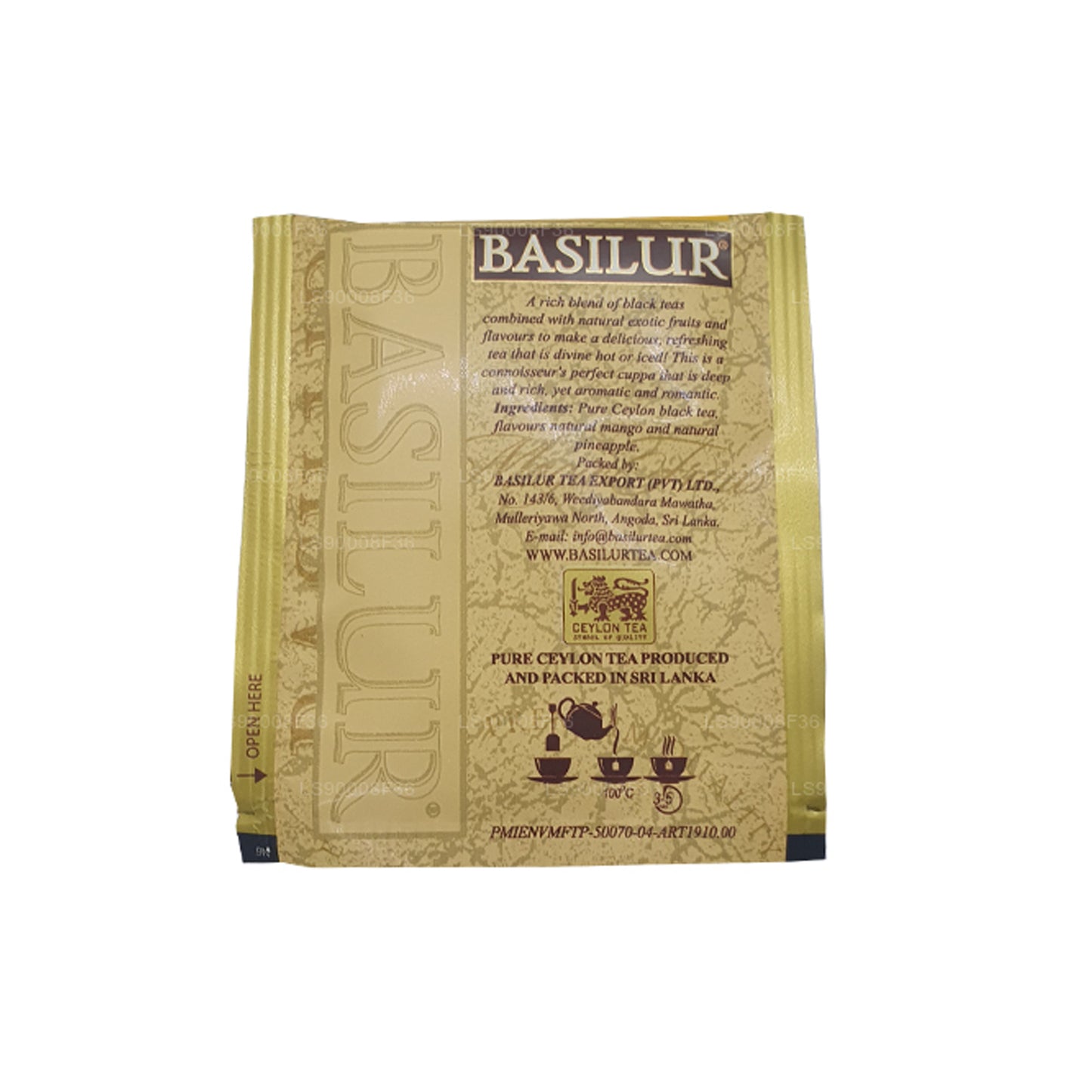 Basilur Sihirli Meyveler Mango ve Ananas (50g) 25 Çay Poşeti