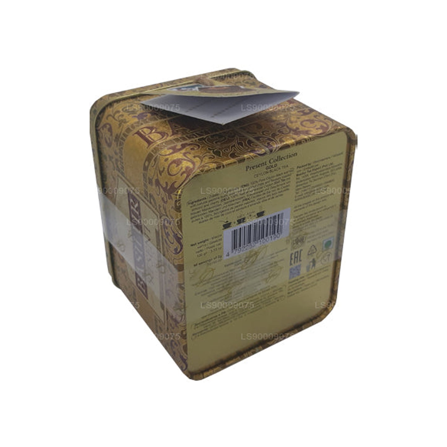 Basilur Present Gold Siyah Çay Kalay (100g)