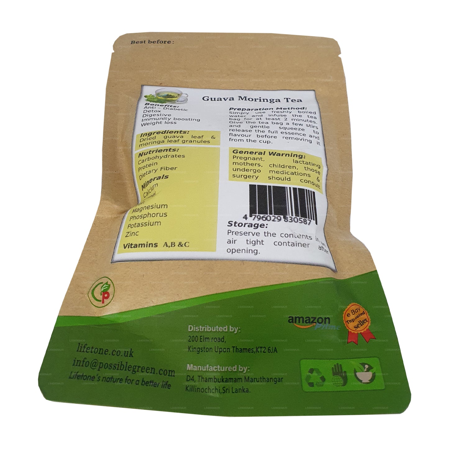 Lifetone Guava Moringa Çayı (30g)