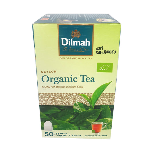 Dilmah Organik Çay (100g) 50 Çay Poşetleri