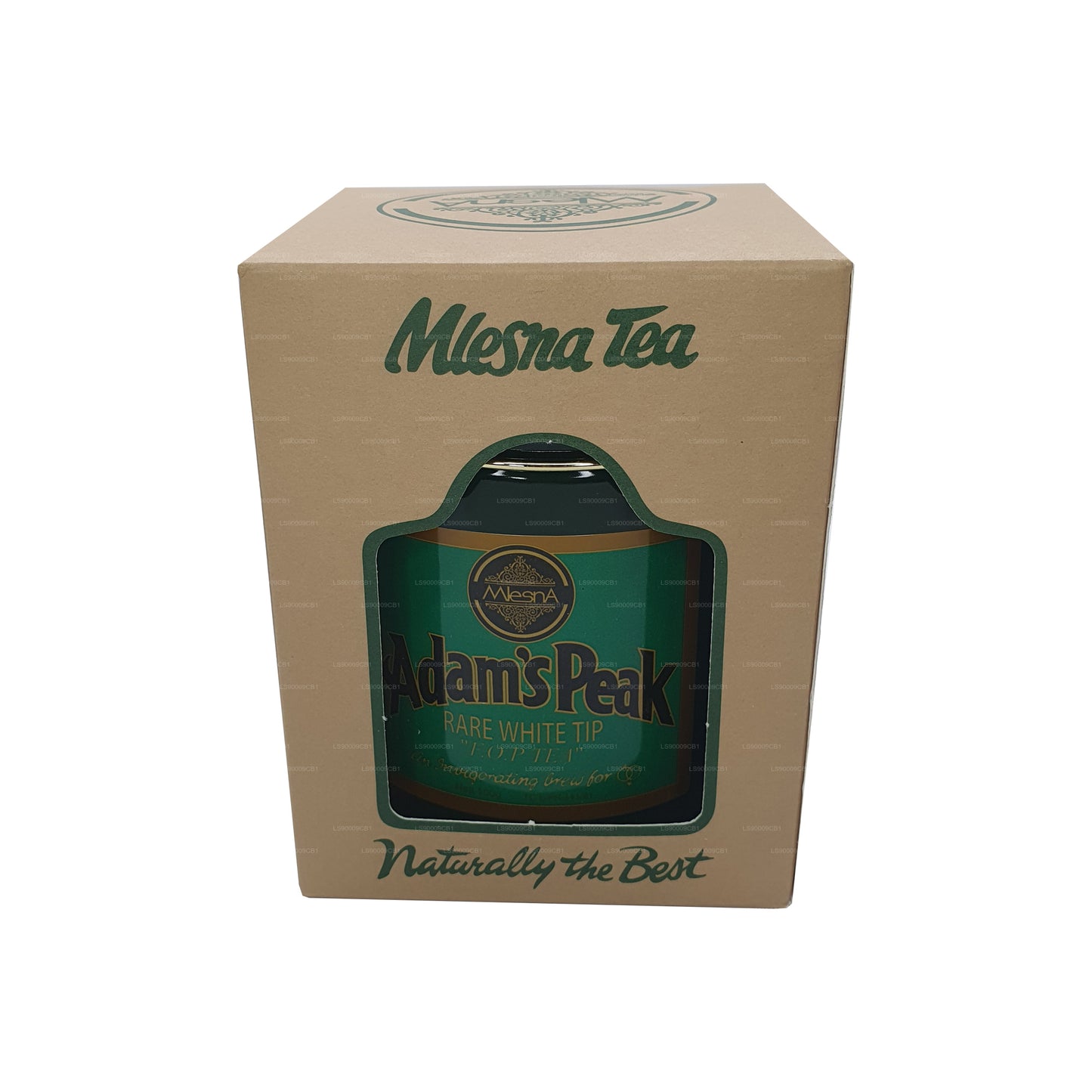 Mlesna Çay Adam's Peak Nadir Beyaz Uç FOP Yaprak Çay Metal Caddy (100g)