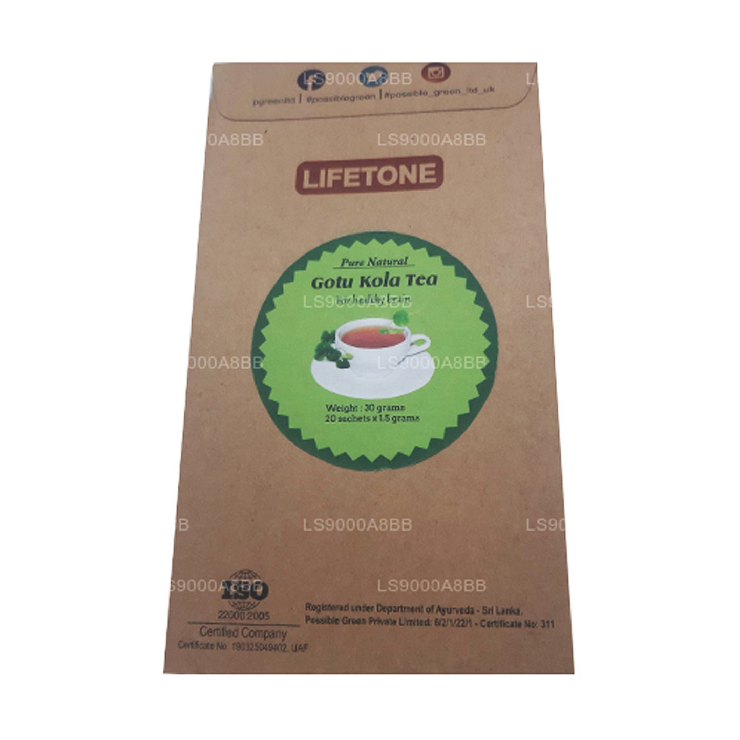 Lifetone Gotukola Çayı (30g)