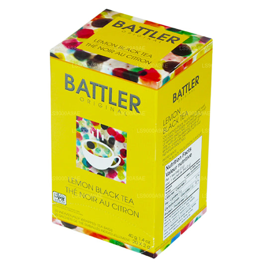 Battler Orijinal Limon Siyah Çay (40g) 20 Poşet Çay