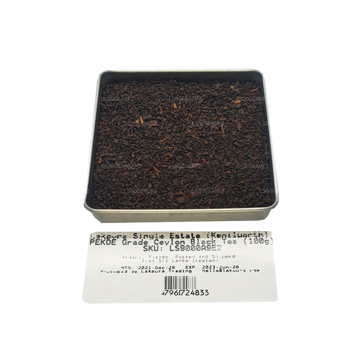 Lakpura Tek Emlak (Kenilworth) PEKOE Sınıfı Seylan Siyah Çay (100g)