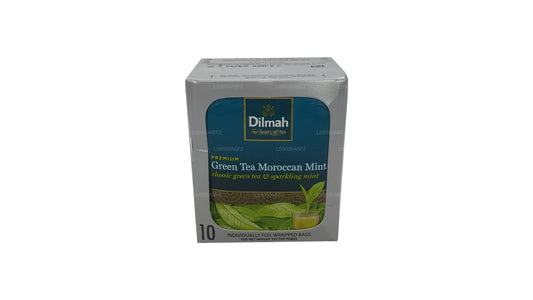 Dilmah Premium Fas Nane Yeşili Çay (20g) Ayrı Folyo Sarılı 10 Çay Poşeti