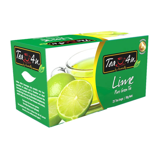 Tea4U Lime Yeşil Çay (50g) 25 Çay Poşeti