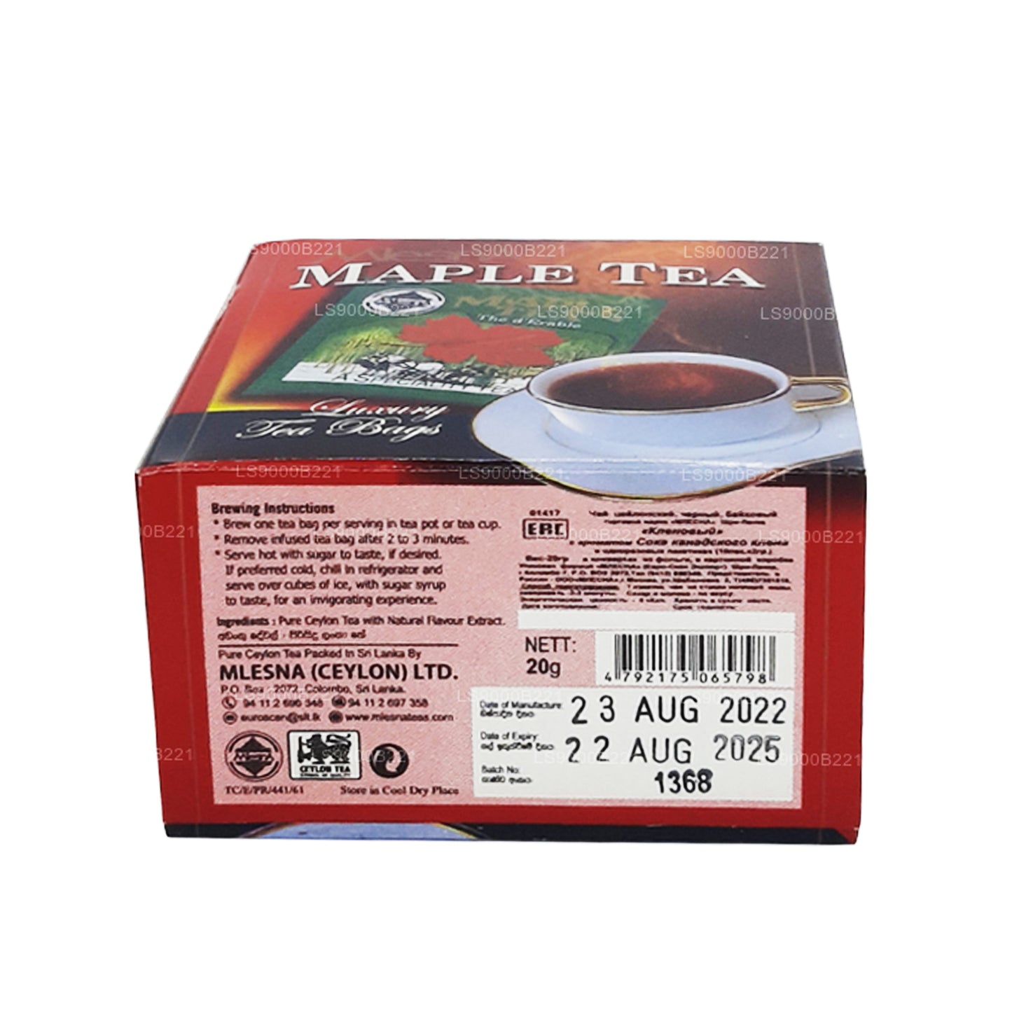 Mlesna Akçaağaç Çayı (20g) 10 Lüks Çay Poşeti