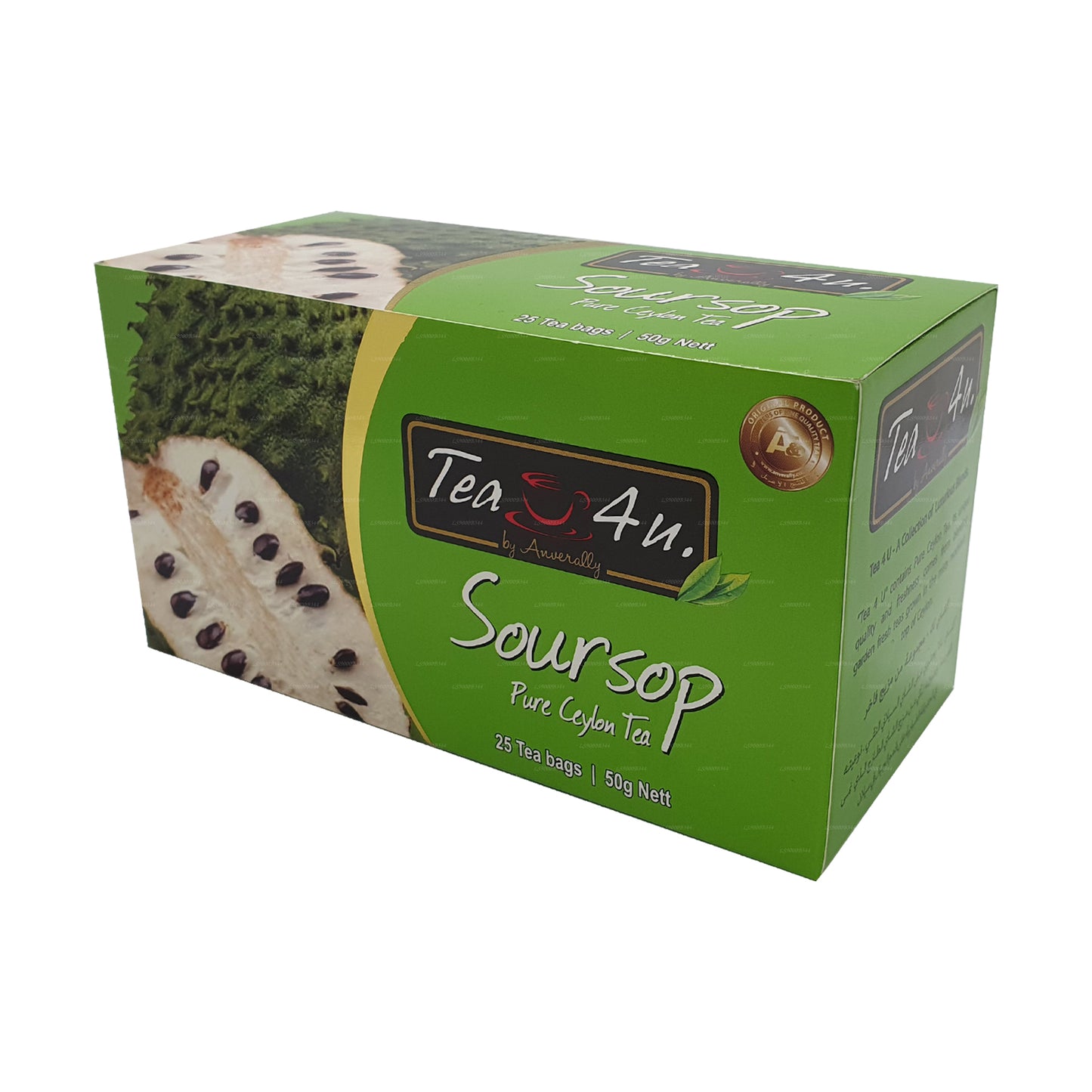 Tea4U Soursop ile Siyah Çay (50g) 25 Çay Poşeti