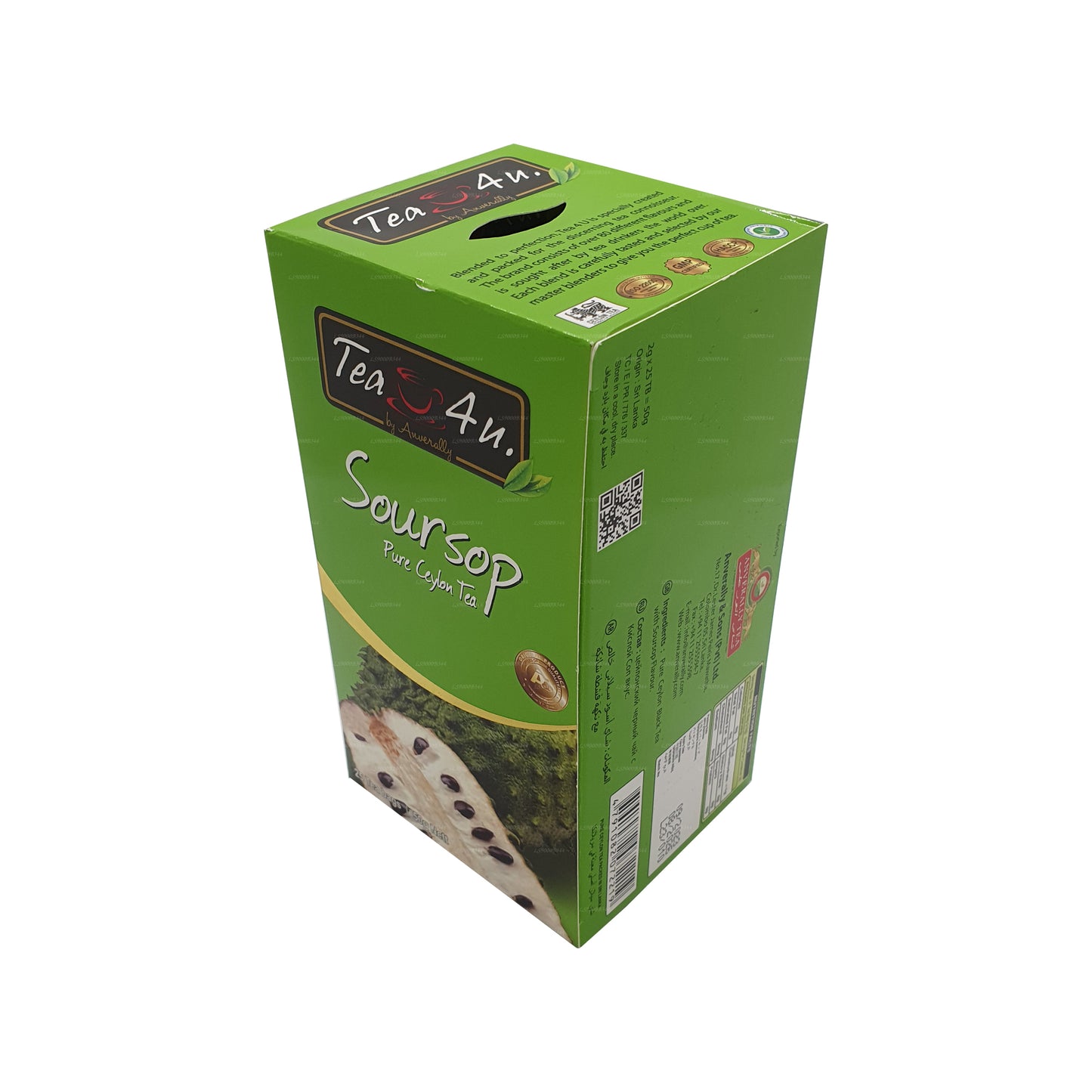 Tea4U Soursop ile Siyah Çay (50g) 25 Çay Poşeti