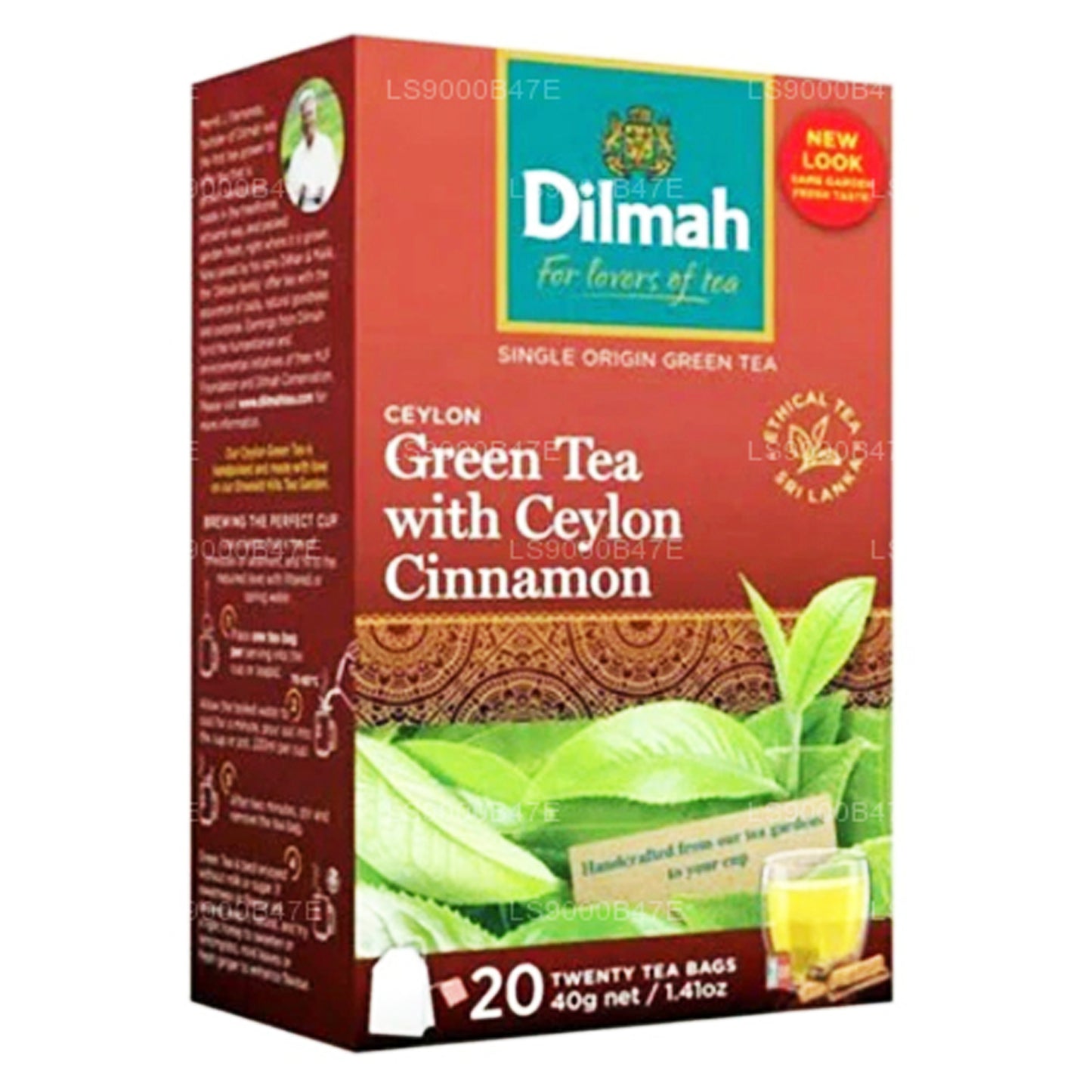 Dilmah Seylan Yeşil Çay Seylan Tarçınlı (40g) 20 Poşet Çay