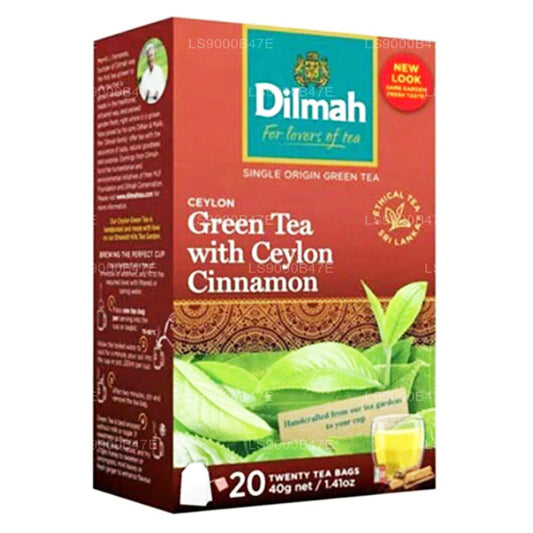 Dilmah Seylan Yeşil Çay Seylan Tarçınlı (40g) 20 Poşet Çay